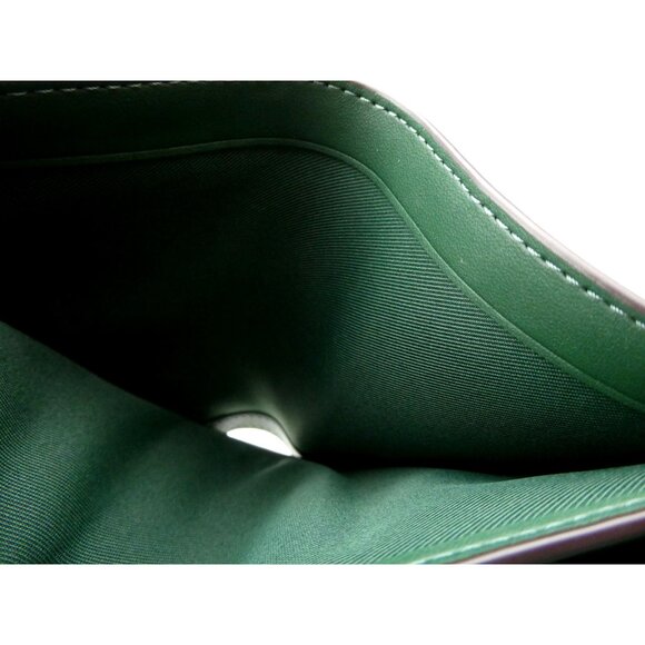 Coach Signature Tan Shamrock Medium Corner Zip Wallet NWT CW786 - Picture 5 of 5